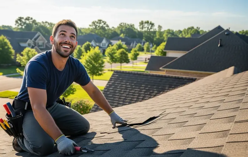 Best Sugar Hill Roofer team completing a residential roof replacement project in Sugar Hill, GA